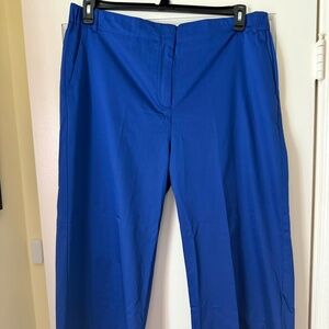 Marina Rinaldi Cobalt Blue Cropped Ankle Pants